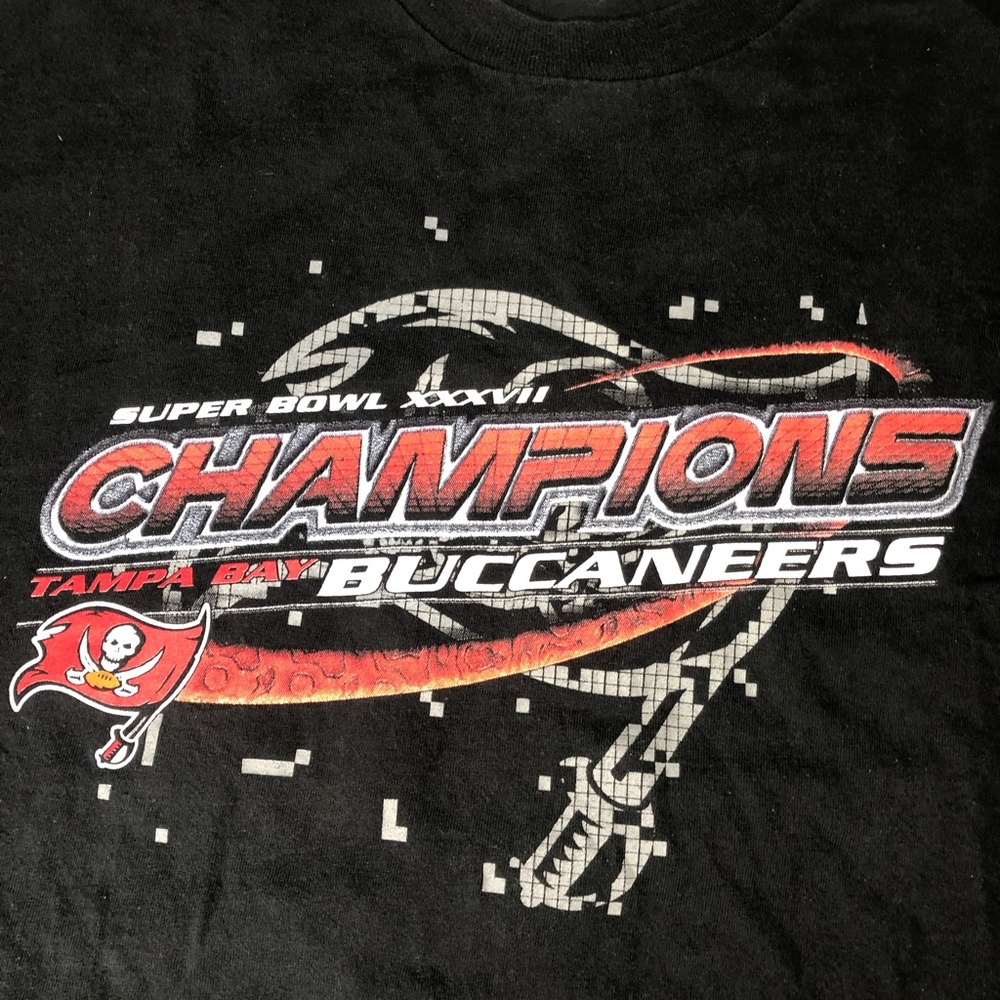 Tampa bay buccaneers fan tee 2002 large